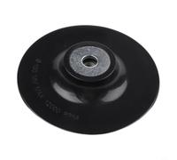 Plaque de support pour meuleuse d'angle 180 mm pour montage M14 - Plaque en caoutchouc flexible pour disques de ponçage pour finition de surface de construction bricolage 15300 tr/min