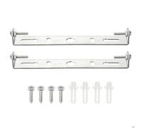 Plaque de Suspendre - SOURCING MAP - 130x19x15mm - Fer galvanisé - Support de montage - 2 Kits