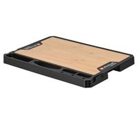 Plaque de travail E-Case – Plateau bambou – Établi mobile – Compatible système Einhell