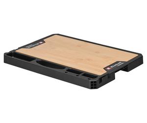 Plaque de travail E-Case – Plateau bambou – Établi mobile – Compatible système Einhell