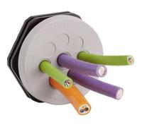 N/A Icotek KEL-DPZ 40/8 43741 Ø max. des bornes 10.2 mm Polyamide, Elastomère gris 1 pc(s)