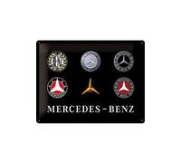 Plaque décorative en métal Mercedes