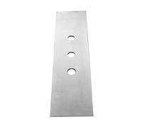 Plaque décorative Gessi à 3 trous pour Secur Box, montage sur banc carrelé, 01663726, Couleur: Bronze chaud brossé PVD
