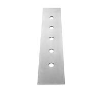 Plaque décorative Gessi à 5 trous pour Secur Box 01669, montage sur tablette carrelée, 01758279, Couleur: Blanc CN