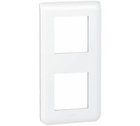Legrand Plaque de finition Mosaic 078822L verticale pour 2x2 modules blanc