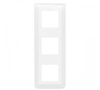 Plaque décorative verticale Mosaic blanche - 3x2 modules LEGRAND