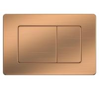 Plaque deen or rose, compatible avec les systèmes Geberit Duofix Sigma/Delta/BASIC