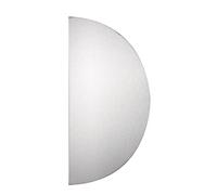 Plaque demi-lune adhésive aluminium argent épaisseur 1mm - DUVAL - 11-0102-1699-250X125