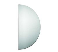 Plaque demi lune percée fraisée 300x150mm inox 304 épaisseur 0,8mm - HERACLES - 19-0620-9920
