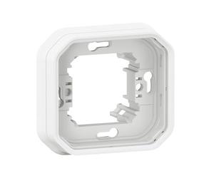 plaque d'encastrement - 1 poste - blanc - legrand plexo 069692l