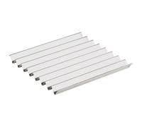 Plaque dent de loup en fer blanc Gobel
