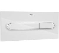 Plaque dePL1 Dual One, 2 boutons, blanche, 250x160x14 mm