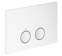 Plaque depour mécanisme de chasse d'eau Geberit Sigma, finition blanc mat