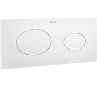 Plaque depour robinet mitigeur, modèle PL10 One, en plastique, finition blanc mat