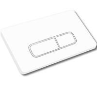 Plaque depour WC à double chasse d'eau, noire, compatible avec Geberit Sigma01