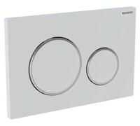 Plaque deSigma20, mécanisme de chasse d'eau double, blanc mat