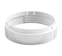 Plaque d'étanchéité portable pour climatiseur avec connecteur circulaire de 150 mm, pour adaptateur de tuyau d'échappement AC, rotatif pour bride d'aération pour unités AC mobiles, matériau ABS blanc