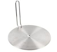 Plaque Diffuseur Chaleur Induction Adaptateur Induction Disque Relais Chaleur Aluminium Acier, Plaque Répartition Multifonctionnelle Avec Poignée, Pour Casseroles Poêles Fer Céramique Ronde