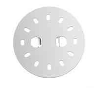 Plaque diffuseur de chaleur en acier inoxydable pour plaques à induction - Répartition uniforme de la chaleur - Résistante à la déformation - Économe en énergie - 16 x 16 x 1 cm - Utilisation argentée