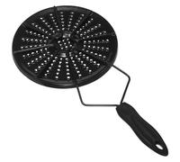 Plaque Diffuseur de Chaleur Noir pour Gaz, Anti- | Réducteur de Flamme en Émail et Fer, Transfert Uniforme, Protège Casseroles Petites