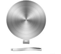 Plaque diffuseur de chaleur pour plaque de cuisson à induction en acier inoxydable pour casseroles et poêles, plusieurs tailles