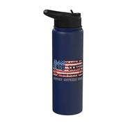 Plaque d'immatriculation Lynyrd Skynyrd 1964 Sweet Home Drapeau américain Alabama Stainless Steel Insulated Water Bottle