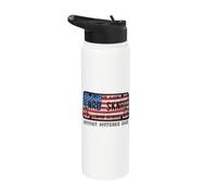 Plaque d'immatriculation Lynyrd Skynyrd 1964 Sweet Home Drapeau américain Alabama Stainless Steel Insulated Water Bottle