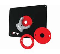 Plaque d'insertion de la table de fraisage de précision KREG avec bagues de nivellement (non pré-percées) - PRS4038