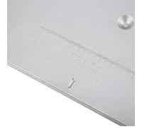 Plaque d'insertion de table de routeur, plaque d'insertion de table de toupie en alliage d'aluminium 300mm x 235mm x 9.5mm pour bancs de menuiserie