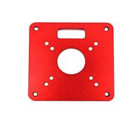 Plaque d'insertion pour table de fraisage RT0700C, 120 x 120 x 8 mm, vis à anneau de coupe en aluminium pour le travail du bois
