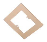 Plaque D'interrupteur Décorative Or, Cache Lumineux en PC pour Mur | Couverture Étendue, Finition Polie Sophistiquée, Masque les Défauts, Installation Simple, Style Élégant