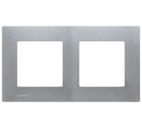 Siemens - plaque double silver siemens delta viva G