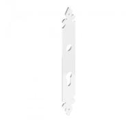 Plaque en aluminium pour grille et portail - blanc TIRARD
