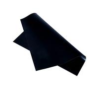 Plaque en caoutchouc de silicone noir mat de 500 x 500 mm - Épaisseur : 5 mm
