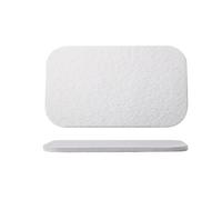 Plaque en céramique | dessert maison assiette plate ronde style simple avancé -38,9 cm assiette rectangulaire