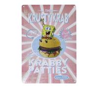 Plaque en étain Bob l'éponge Krusty Krab