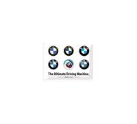 Plaque en métal BMW Logo Evolution