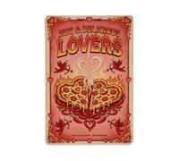 Plaque en métal vintage Hot Delicious Lovers Chili