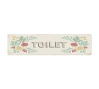 Plaque en métal vintage Radis pour toilettes