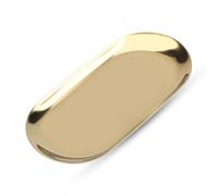 Plaque en Or, Plateau de Service en Or de 7 Pouces, Assiette pour Bijoux, Organisateur de cosmétiques, Support de Serviettes, Plateau pour Bijoux et Assiette pour Vanity Desk dans la Chambre