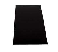 Plaque en plastique ABS, 1000 x 490 mm, couleur noire, épaisseur de 2 mm, qualité A