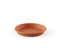 Plaque en plastique Terra ronde 12 x 12 x 3 cm Marron