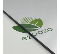 Plaque en polycarbonate compacte 3 mm transparente protégée contre les rayons UV, 2000 x 1000 mm