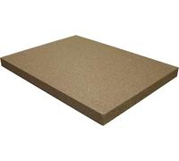 Plaque en vermiculite Ignifuge Plaque de foyer servant de rechange pour les plaques en chamotte Revêtement intérieur pour cheminée four et poêle Dans les épaisseurs de 30 mm et de 25 mm beige