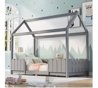 Plaque épaissieStructure de lit Nouveau Premium sense 90x200 cm large lit en bois multifonctionnel pour garçon et fille avec anti