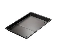 Dr Oetker 1458, Plaque extensible, Plat four, Plat de cuisson, Plaque à pâtisserie, Plaque réglable, Acier, Noir, 36,5 à 52 x 33 x 3 cm