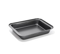 Plaque four, Plaque de cuisson four, 30 x 20 x 5 cm | Moule de Cuisson Antiadhésif Rectangulaire, Acier au carbone, Moule Cuisson avec des Côtés Hauts pour Cuire et Griller