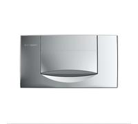 Plaque Geberit 200F carrée interrompable Chromé brillant - GEBERIT 115.222.21.1