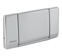 Plaque Geberit Highline carrée interrompable à visser acier inoxydable brossé - GEBERIT 115.151.00.1