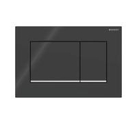 Geberit Plaque de déclenchement Sigma20 Square 115.883.KM.1 noir / chromé brillant